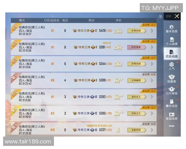 2026和平精英速度排行榜：BLG位居第7名